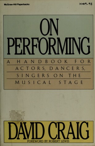 Book cover for On Performing