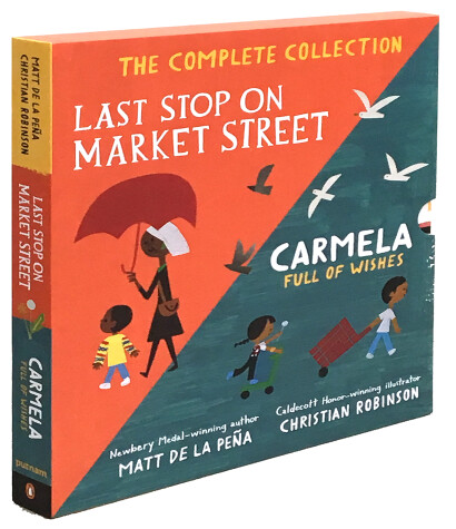 Book cover for Last Stop on Market Street and Carmela Full of Wishes Box Set