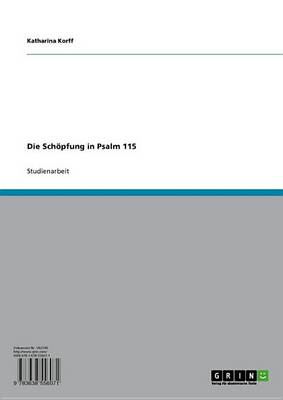 Book cover for Die Schopfung in Psalm 115