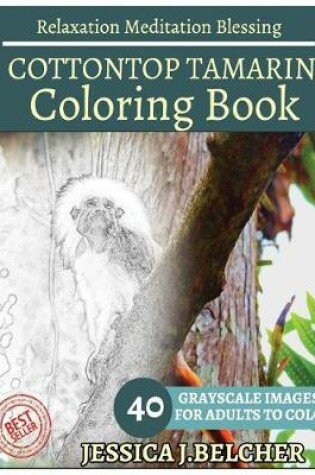 Cover of Cottontop Tamarin Coloring Book for Adults Relaxation Meditation Blessing