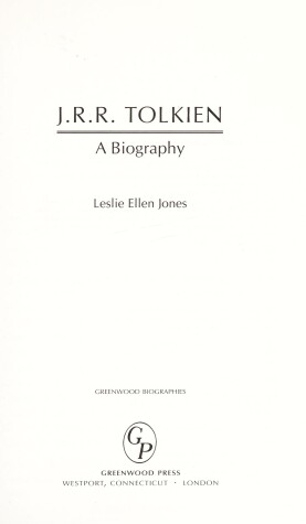 Book cover for J.R.R. Tolkien