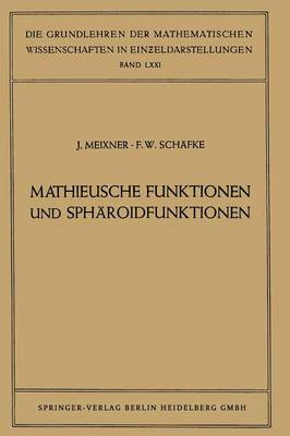 Book cover for Mathieusche Funktionen Und Spharoidfunktionen