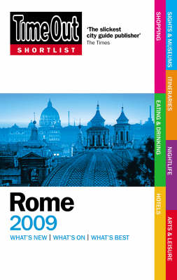 Book cover for "Time Out" Shortlist Rome