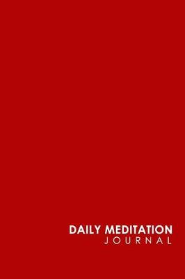 Book cover for Daily Meditation Journal
