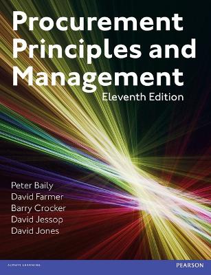 Book cover for Procurement, Principles & Management