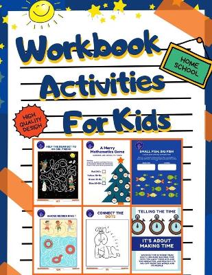 Book cover for home school - Workbook Activities For Kids