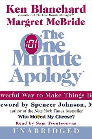 Cover of The One Minute Apology CD