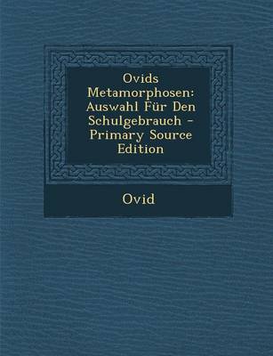 Book cover for Ovids Metamorphosen