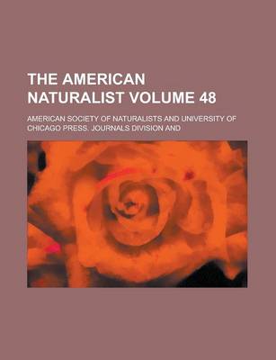 Book cover for The American Naturalist Volume 48