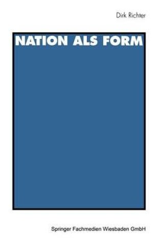 Cover of Nation als Form