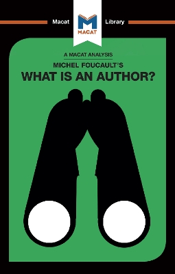 Book cover for An Analysis of Michel Foucault's What is an Author?