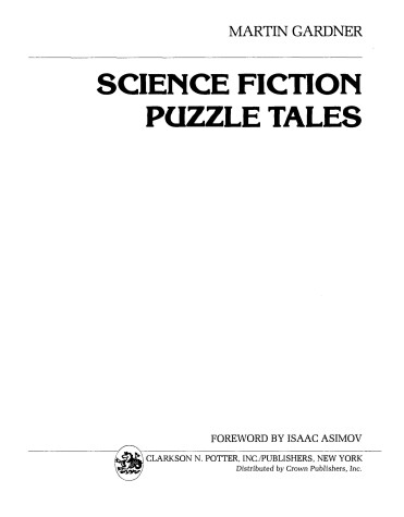 Book cover for Science Fiction Puzzle Tales