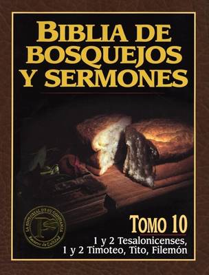 Cover of Biblia de Bosquejos y Sermones-RV 1960-1 y 2 Tesalonicenses, 1 y 2 Timoteo, Tito, Filemon