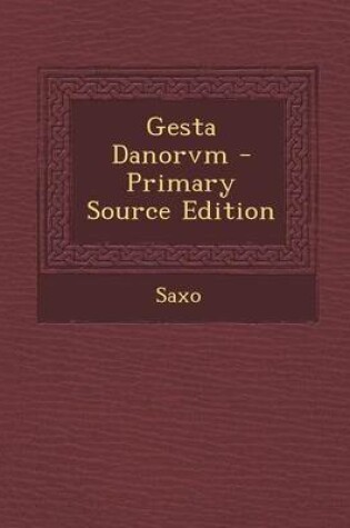 Cover of Gesta Danorvm