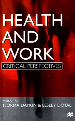 Book cover for Health and Work