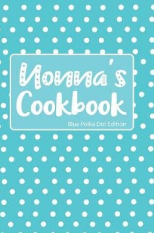 Cover of Nonna's Cookbook Blue Polka Dot Edition