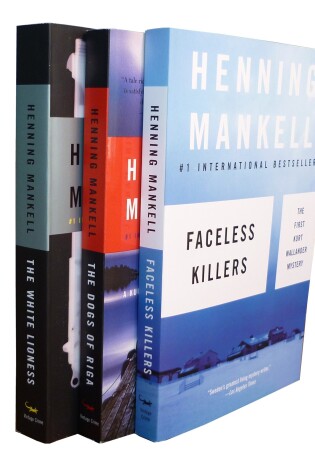 Cover of Henning Mankell Wallander Bundle: Faceless Killers, The Dogs of Riga, The White