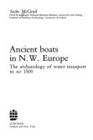 Cover of Ancient Boats in North-West Europe