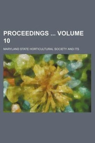 Cover of Proceedings Volume 10