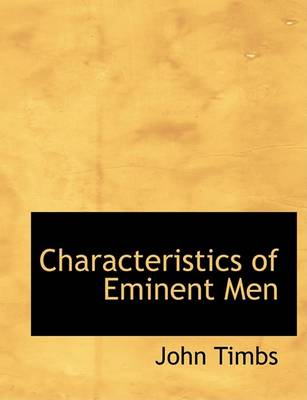 Book cover for Characteristics of Eminent Men