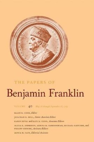 Cover of The Papers of Benjamin Franklin, Vol. 40