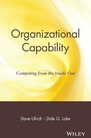 Cover of Organizational Capability