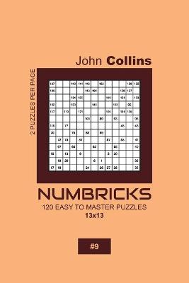 Cover of Numbricks - 120 Easy To Master Puzzles 13x13 - 9