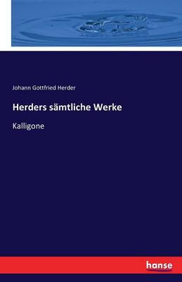 Book cover for Herders saemtliche Werke