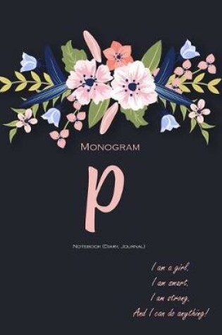Cover of Monogram 'P' Notebook (Diary, Journal)