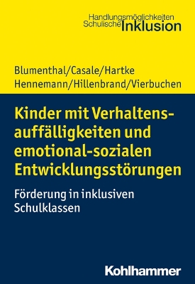 Book cover for Kinder Mit Verhaltensauffalligkeiten Und Emotional Sozialen Entwicklungsstorungen