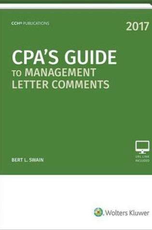 Cover of CPA's Guide to Management Letter Comments (2017)