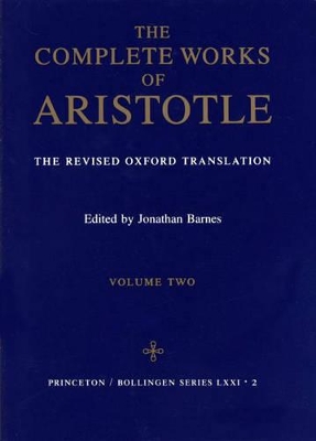 Cover of Complete Works of Aristotle, Volume 2