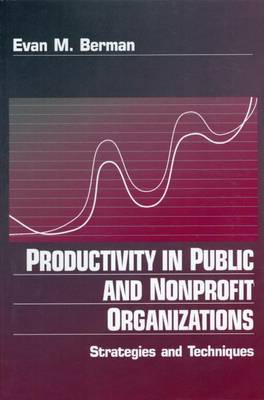 Book cover for Productivity in Public and Non Profit Organizations