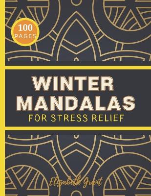 Book cover for Winter Mandalas for Stress Relief