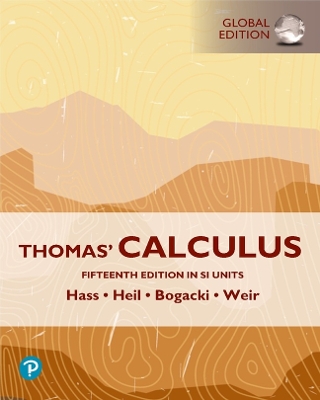 Book cover for Thomas' Calculus, SI Units