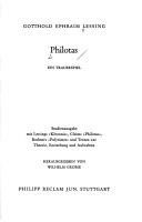 Book cover for Philotas