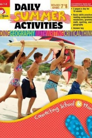 Cover of Daily Summer ACT Moving 7th to 8th Grade