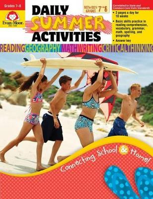 Cover of Daily Summer ACT Moving 7th to 8th Grade