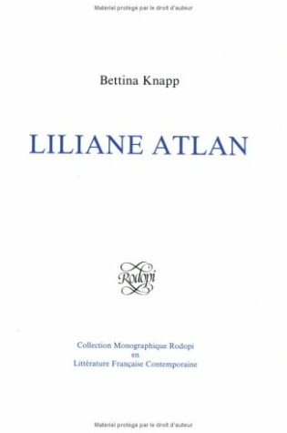 Cover of Liliane Atlan