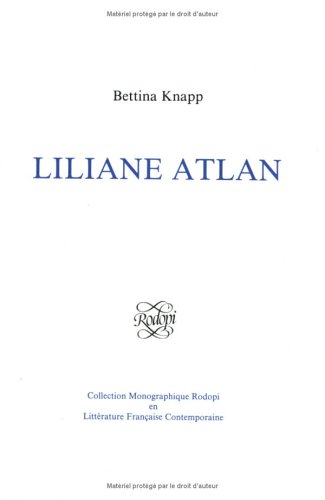 Book cover for Liliane Atlan