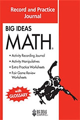 Book cover for Big Ideas Math Red Record and Practice Journal