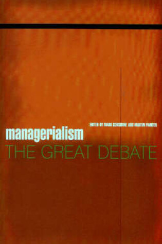 Cover of Managerialism