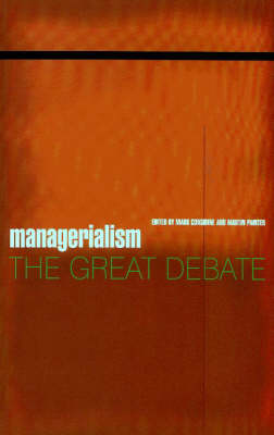 Book cover for Managerialism