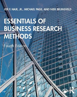 Book cover for Essentials of Business Research Methods