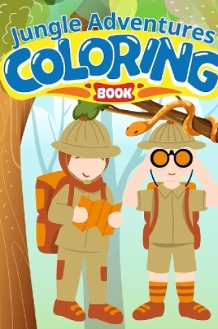 Cover of Jungle Adventures Coloring Book