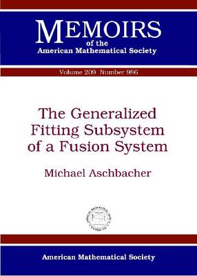 Book cover for The Generalized Fitting Subsystem of a Fusion System
