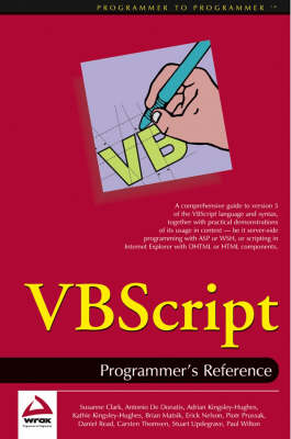 Book cover for VBScript Programmer's Reference