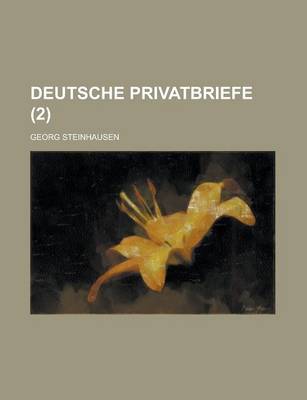 Book cover for Deutsche Privatbriefe (2)