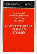 Cover of Contemporary German Stories