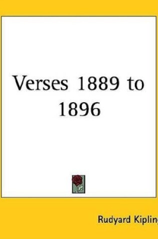 Cover of Verses 1889 to 1896